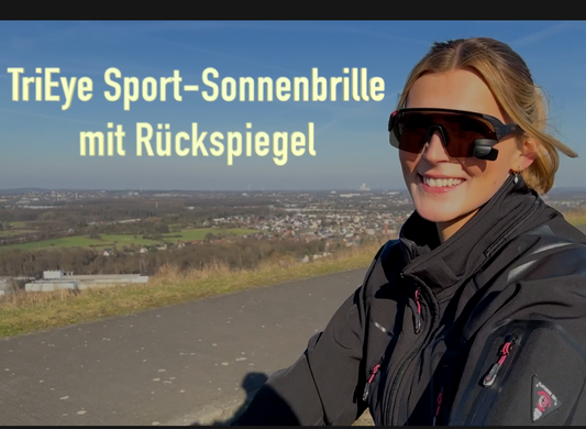 TriEye Sport-Sonnenbrille HD mit integriertem Rückspiegel (Limited Edition)